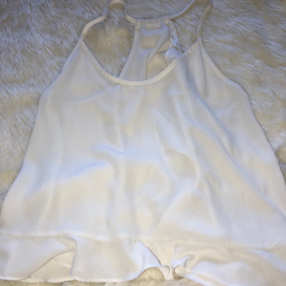 White crop tank